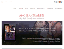 Tablet Screenshot of angelaquarles.com